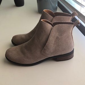 Lucky Brand ankle booties.